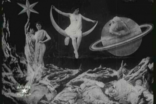 Still from Georges Méliès "A Trip to the Moon," 1902.